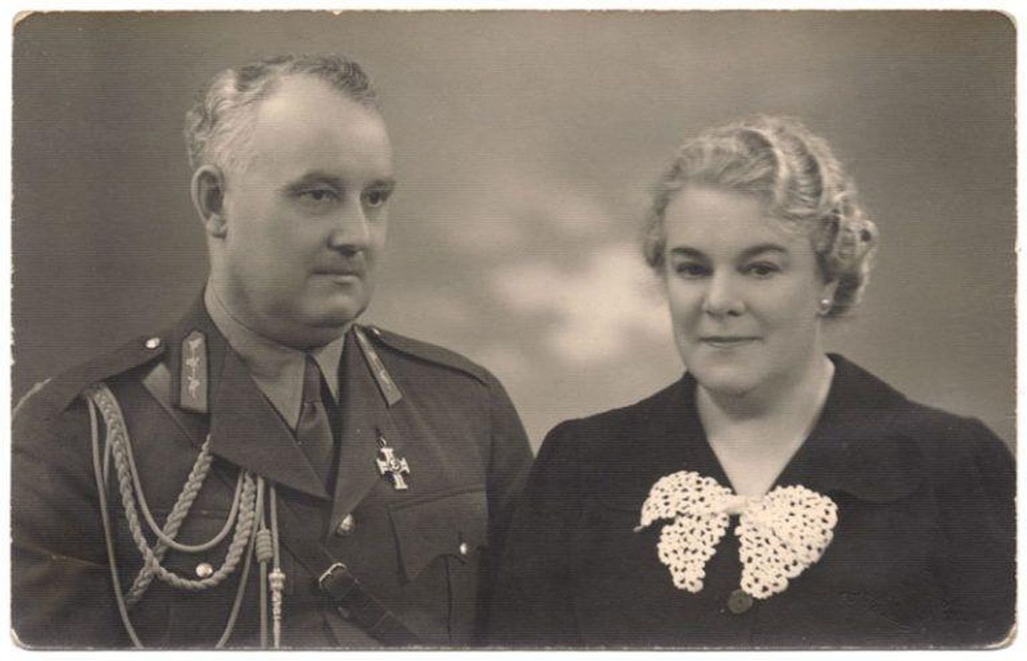 Viljandi aukodanik kindral Johan Laidoner ja Maria Laidoner-Kruszewska 1930. aastatel.