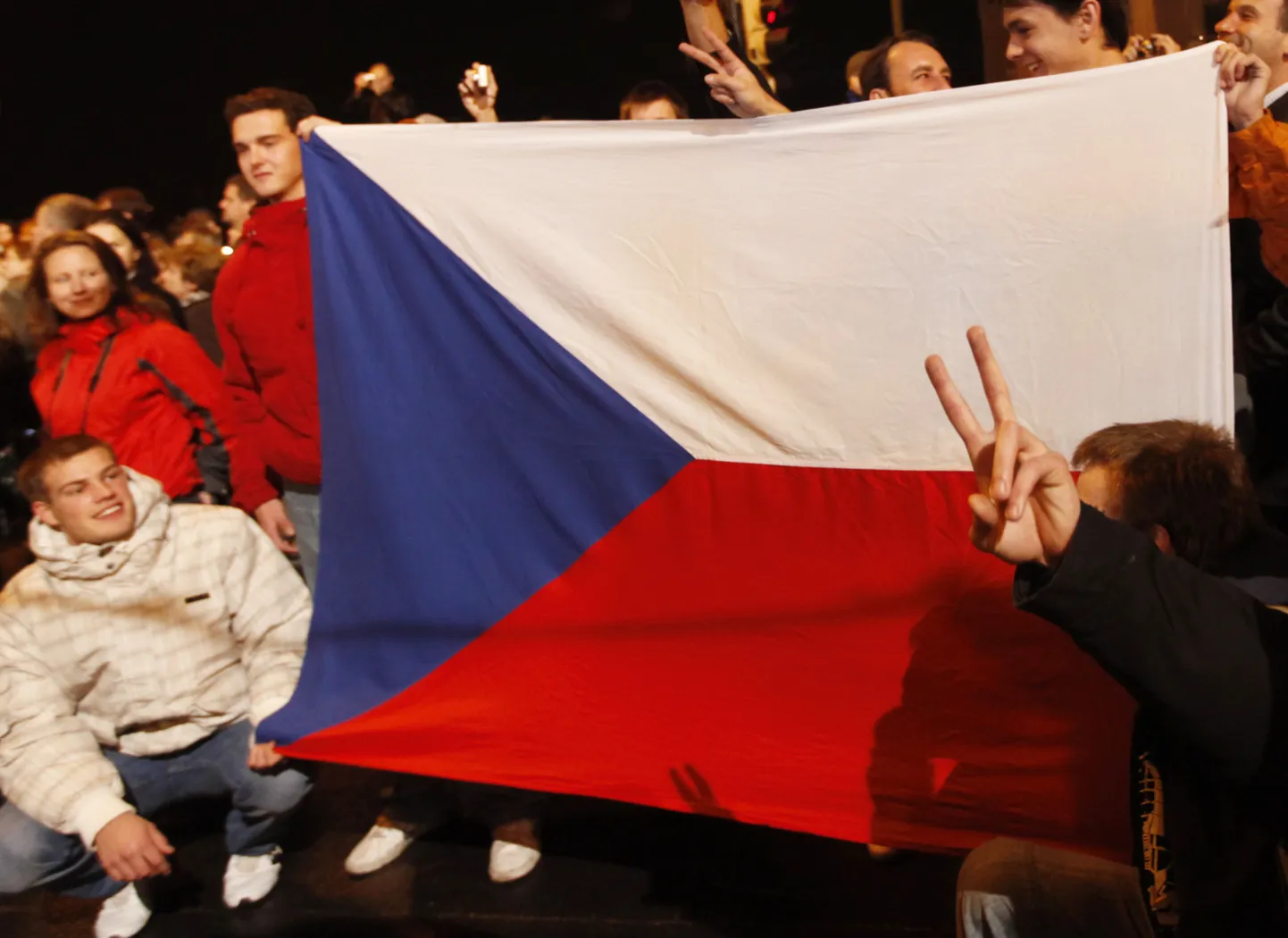 Флаг Чехии. Снимок иллюстративный.