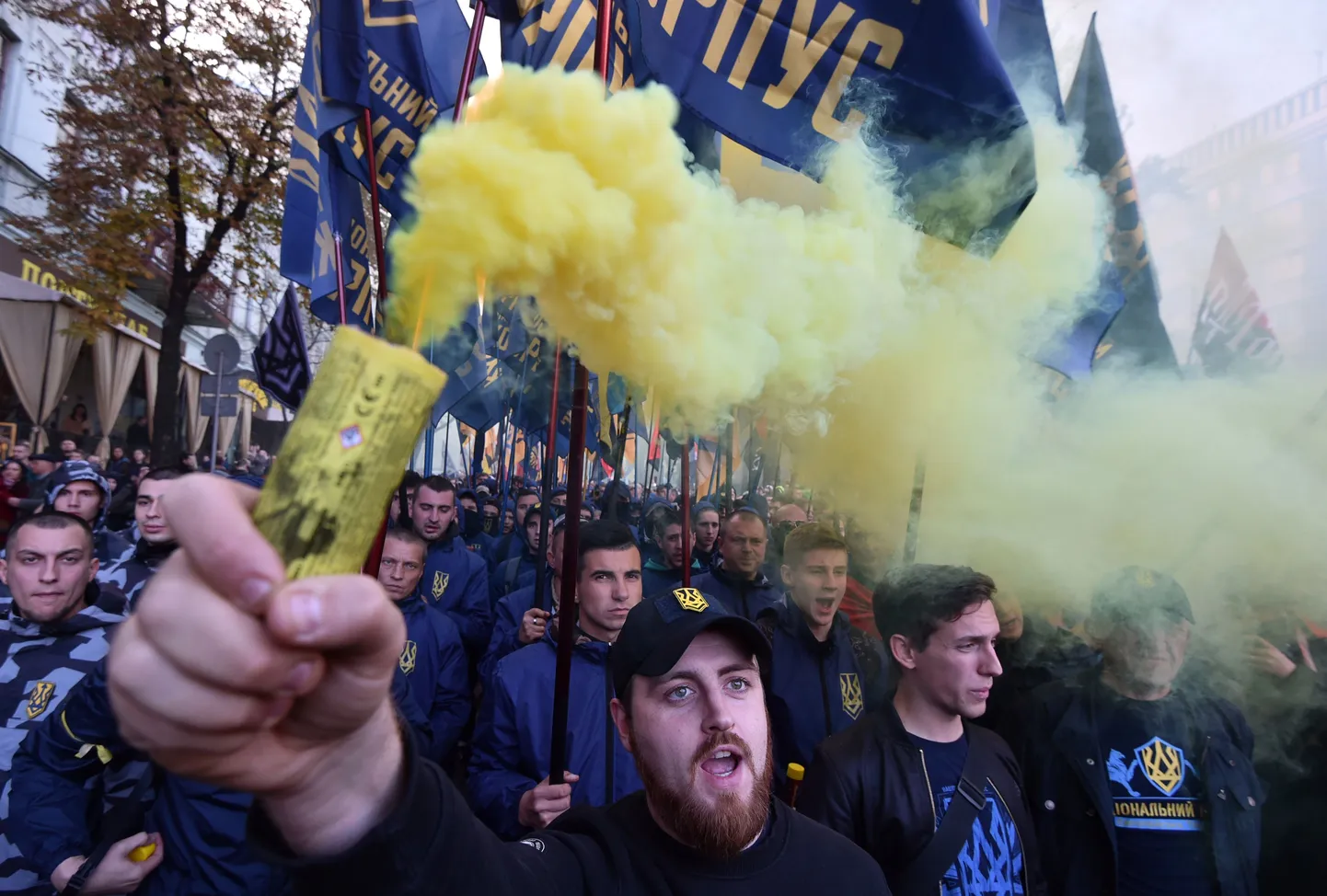 Активисты движения на улицах Киева