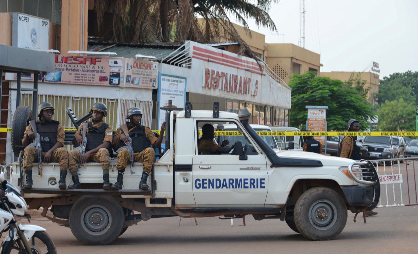Burkina Faso julgeolekutöötajad.