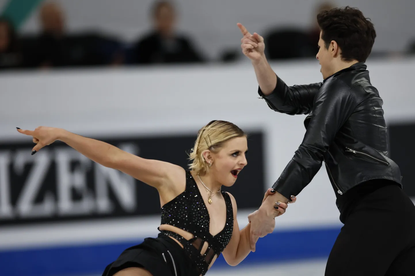Solene Mazingue (vasakul) ja Marko Jevgeni Gaidajenko (paremal).