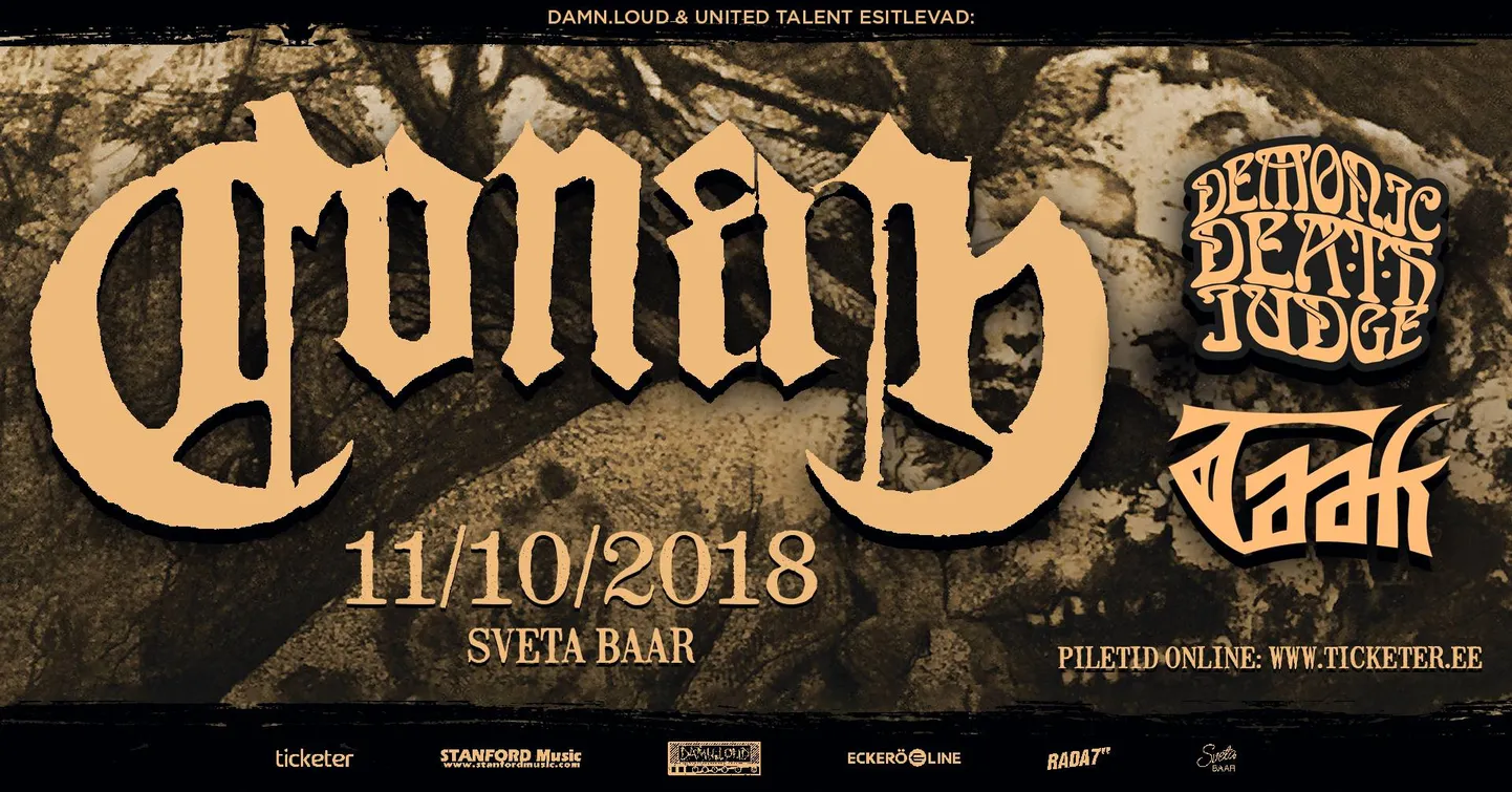 Conan, Taak ja Demonic Death Judge Tallinnas Sveta Baaris.