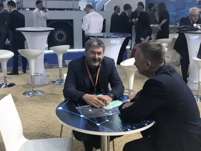 Олег Осиновский на выставке TransRussia в Москве