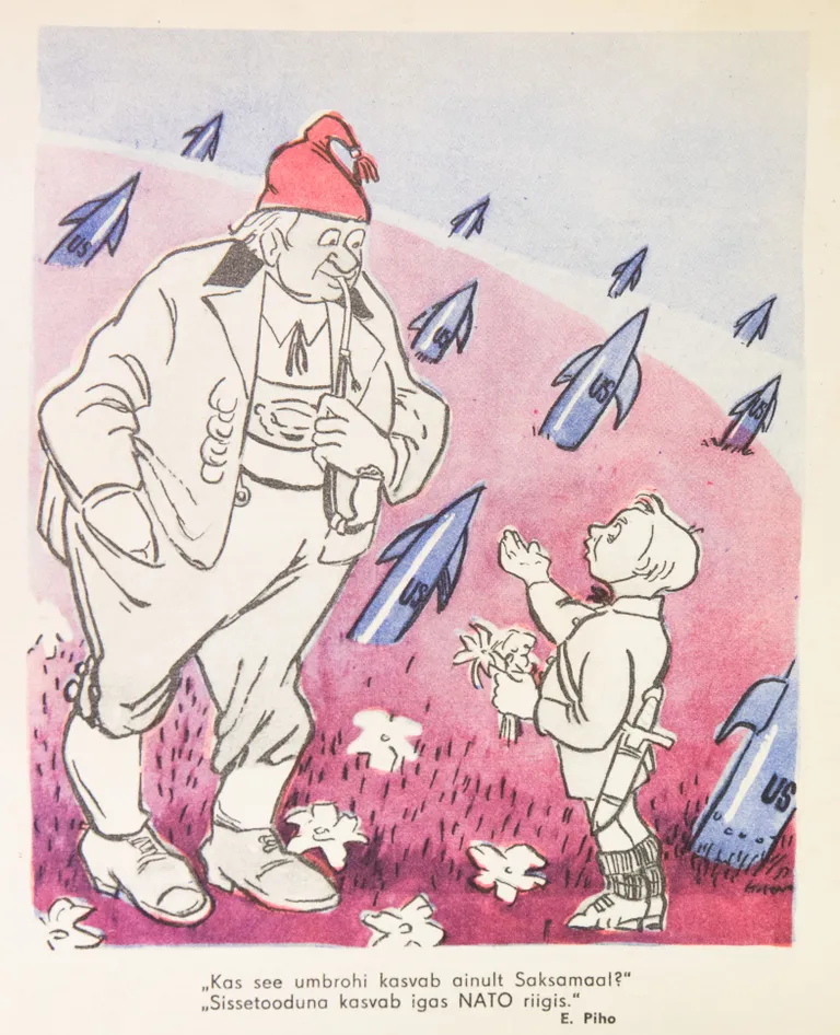 E. Piho (1959 sept). 1954. aastal NATOga liitunud Saksamaa Liitvabariik oli NSV Liidule pidevalt pinnuks silmas. 1958. aastal vallandas Hruštšovi ultimaatum kõik väed Berliinist välja viia järjekordse kriisi, kuid liitlased seisid ühtsena ning Moskva andis järele.
