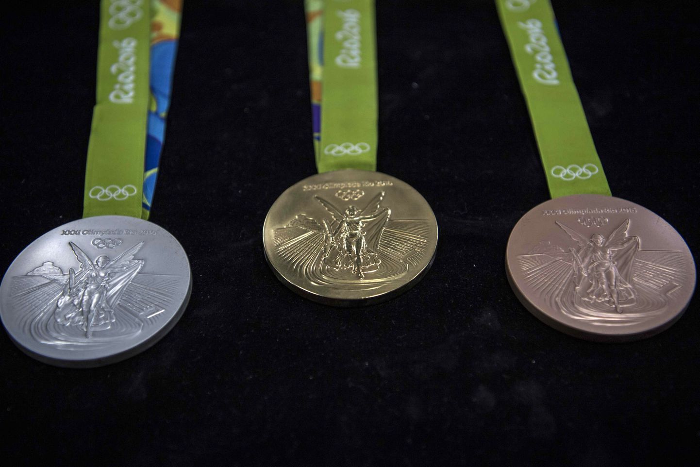 Rio olümpiamängude medalid.