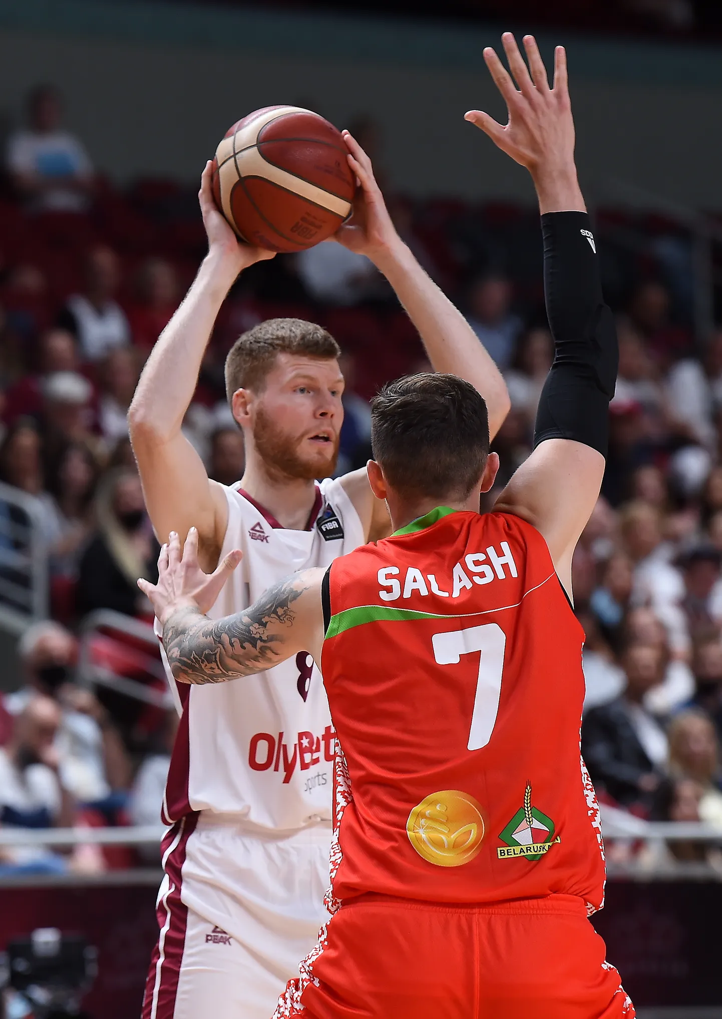 2023.gada Pasaules kausa izcīņas priekškvalifikācijas turnīra spēle basketbolā starp Latvijas un baltkrievijas valstsvienībām "Arēnā Rīga".
