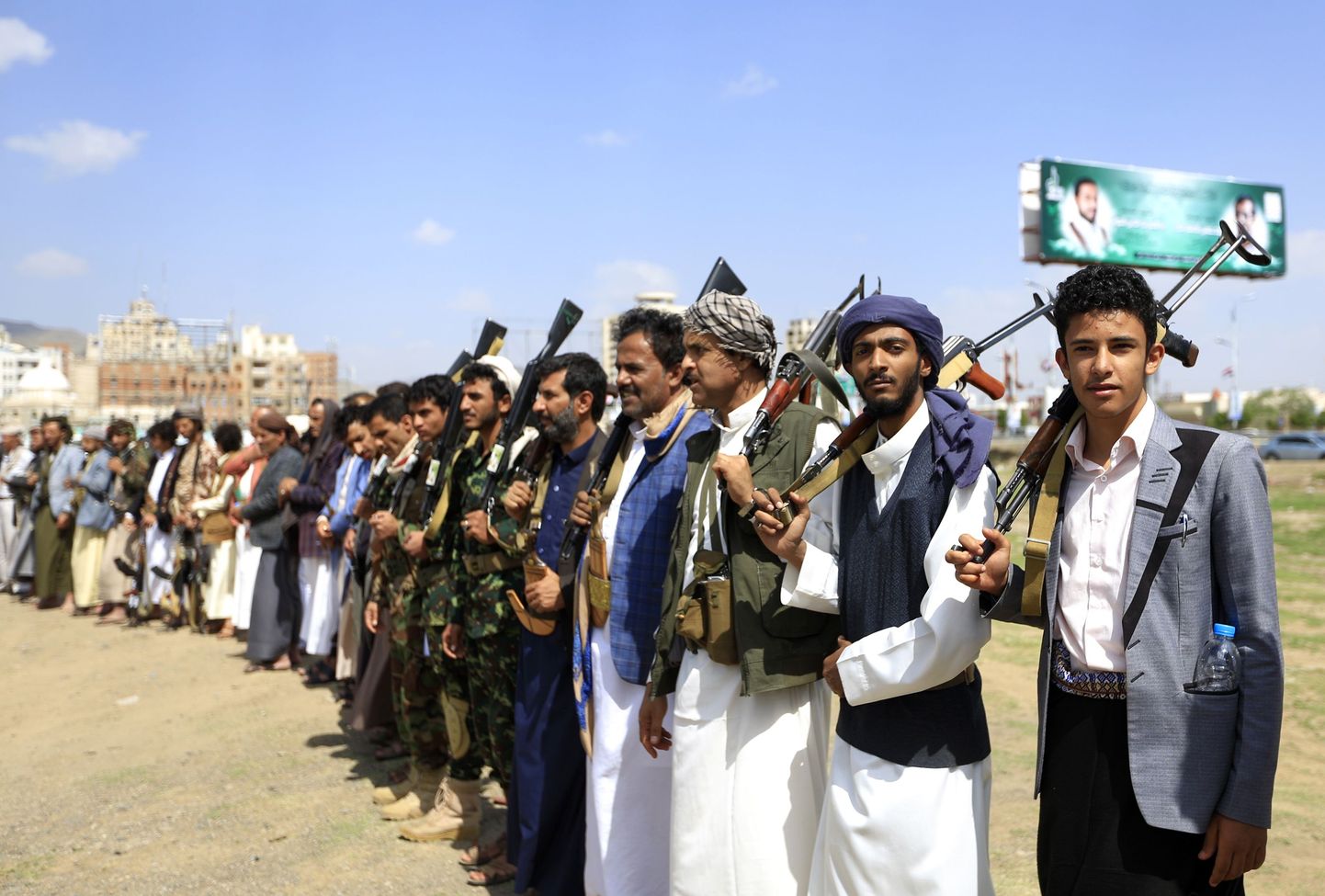 Jeemeni mässulised huthid 17. septembril pealinnas Sanaas.