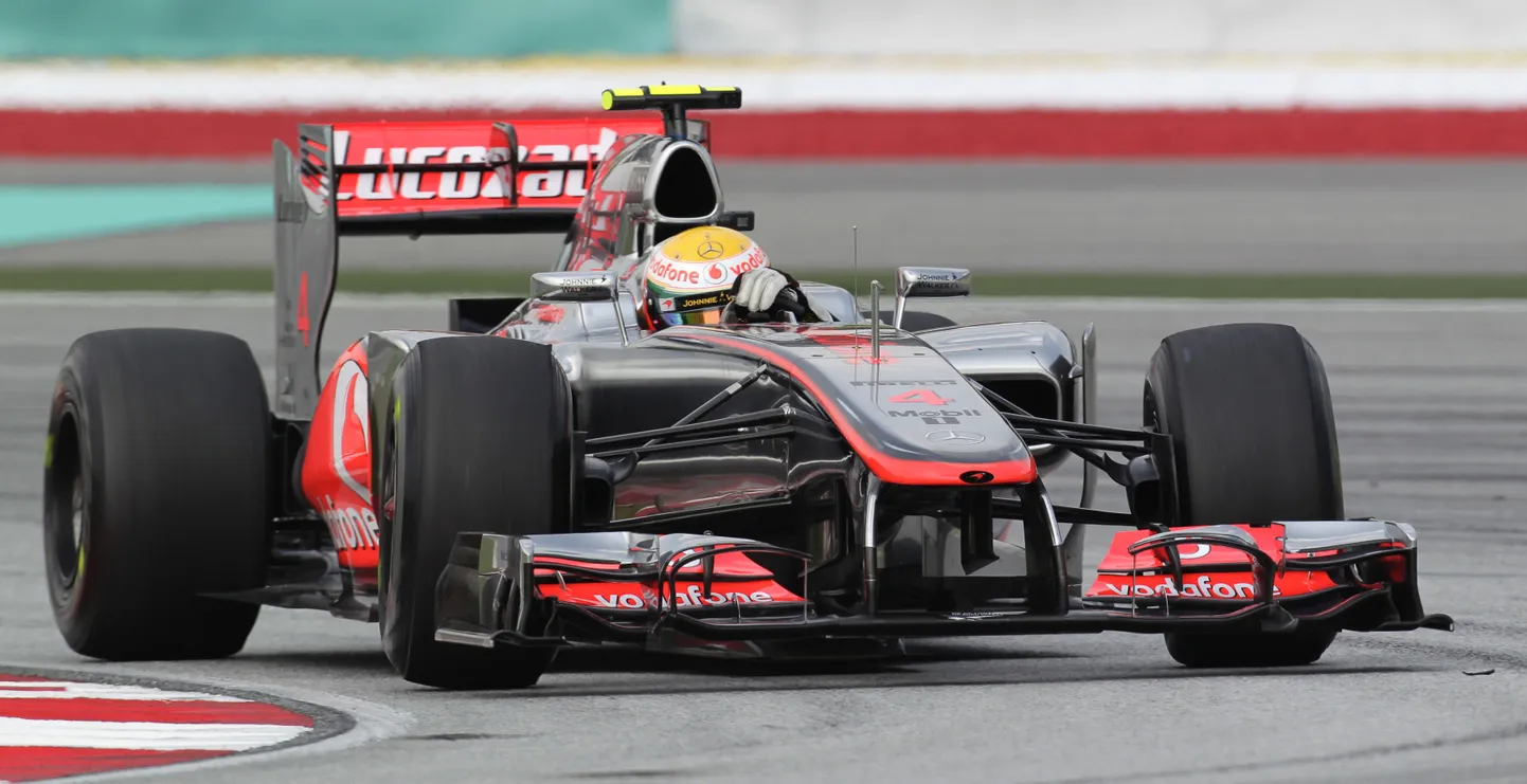 Lewis Hamilton oli täna Malaisias parimas hoos.