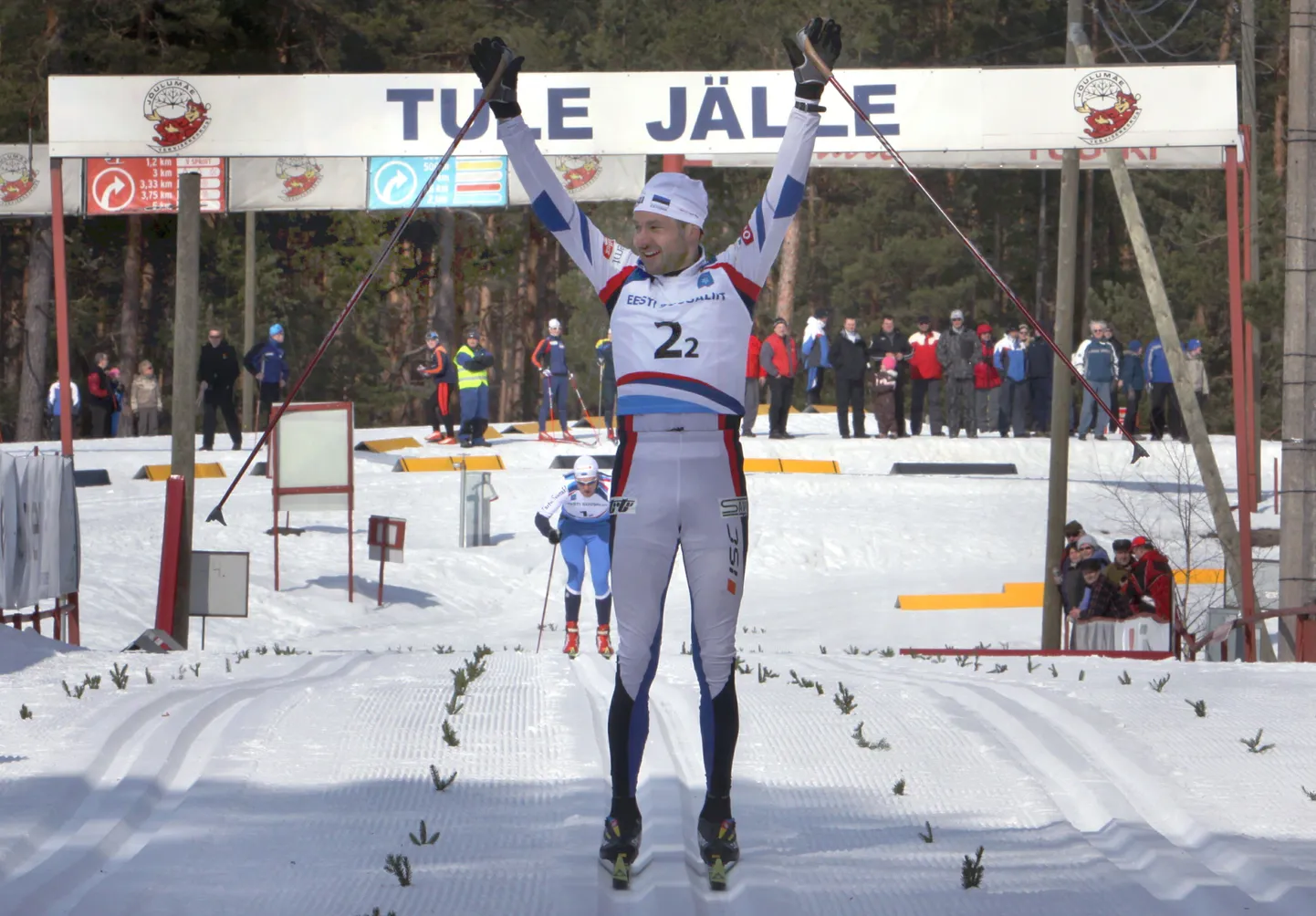 Andrus Veeraplu võitjana finišis.