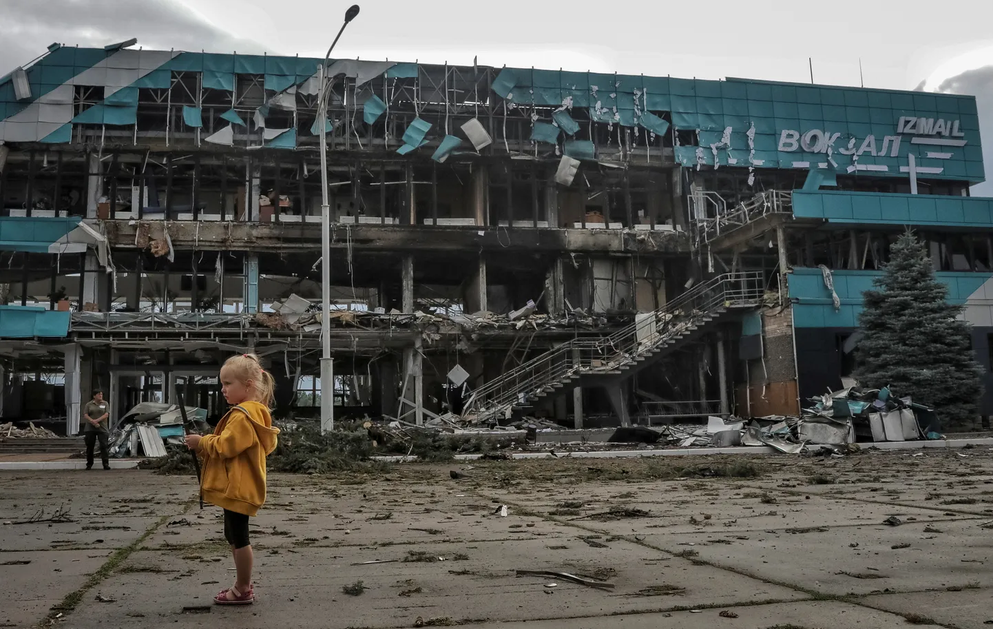Vene rünnaku järel Odessa oblastis asuvas Izmailis.