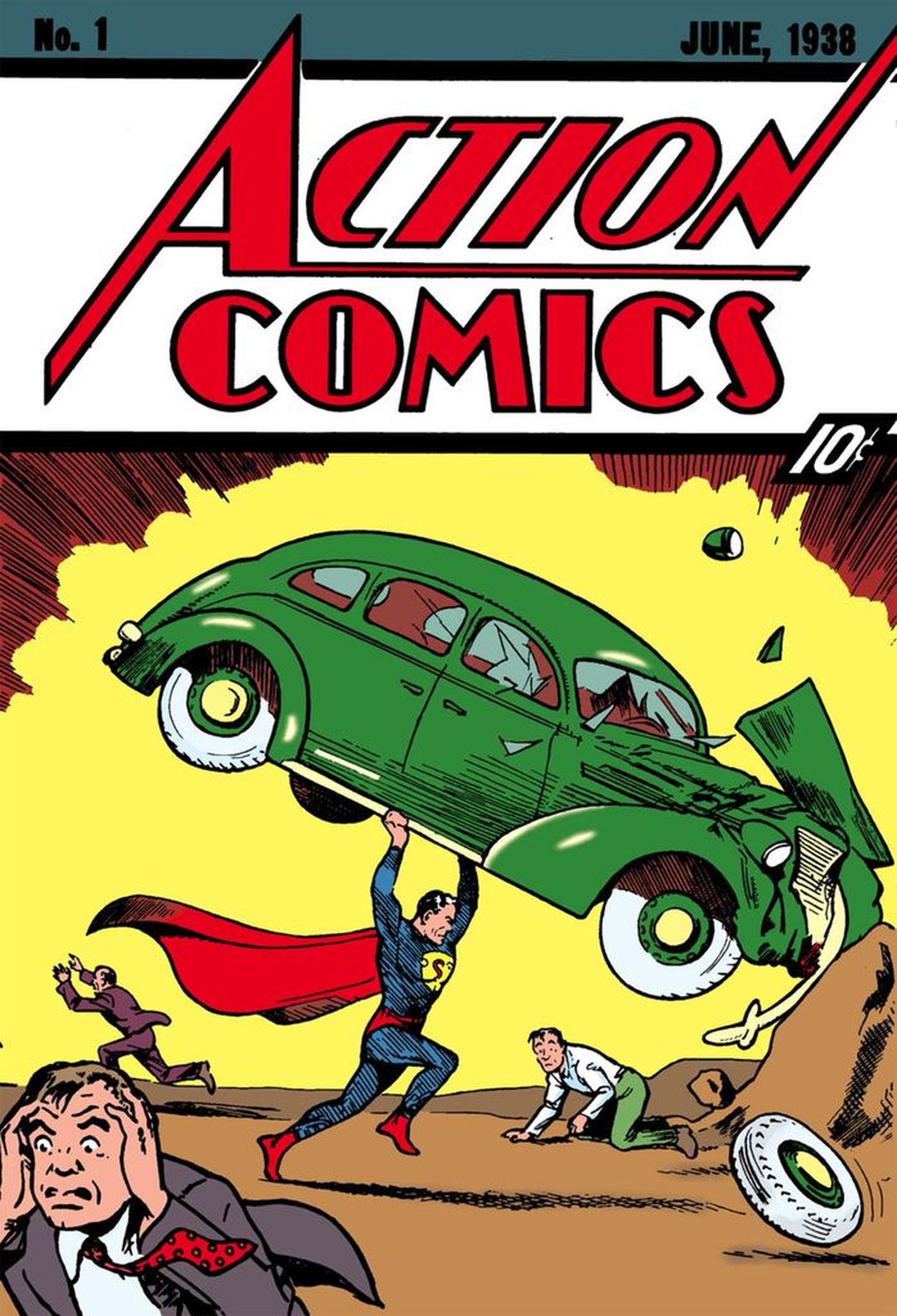 «Action Comicsi» esimene number, kus debüüdi tegi Superman