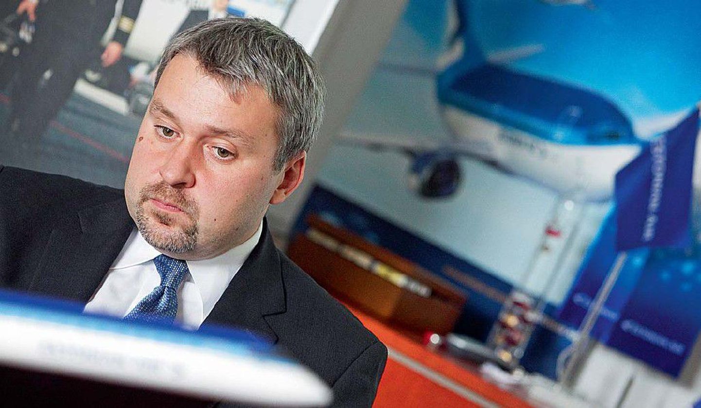 Estonian Airi presidendil Andrus Aljasel tuleb lennufirma kahjumist välja tuua.