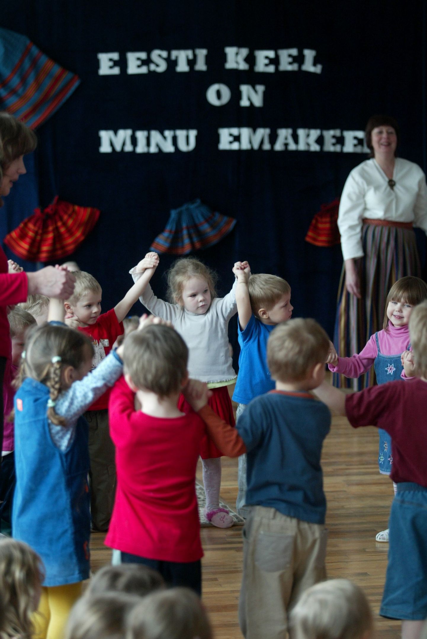 Emakeele päeva tähistamine Tartu Maarjamõisa lasteaias.

ma/Foto MARGUS ANSU POSTIMEES