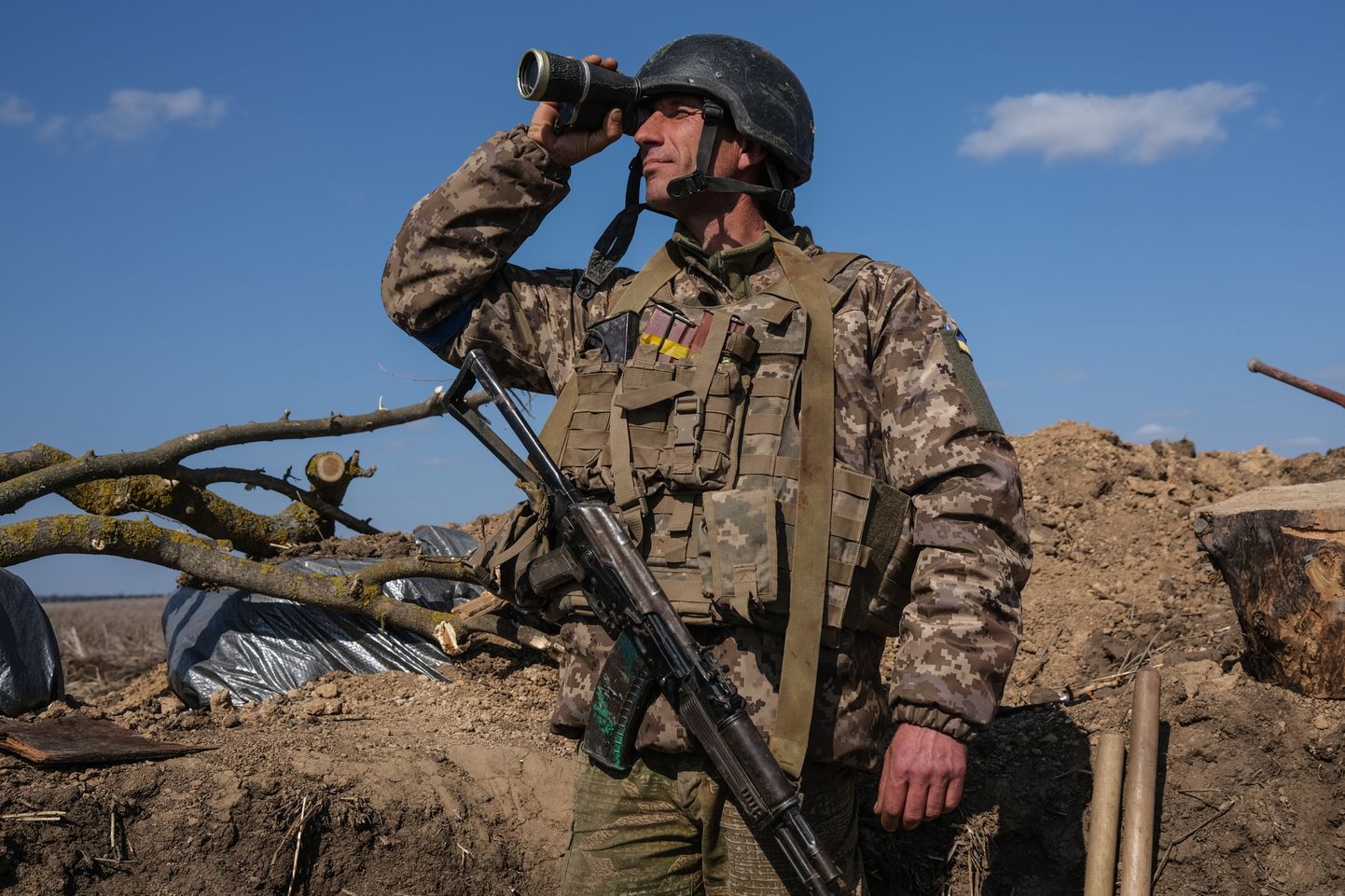 Война в Украине. Украинский солдат