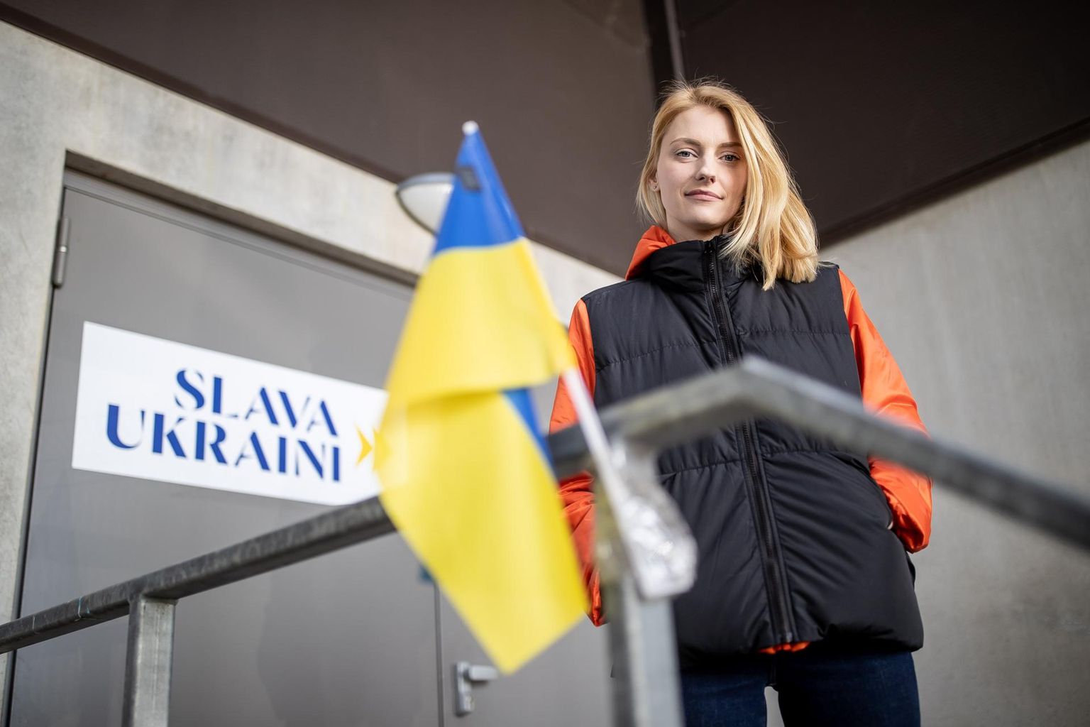 19.04.2022 Tallinn Slava Ukraini juht Johanna-Maria Lehtme.
