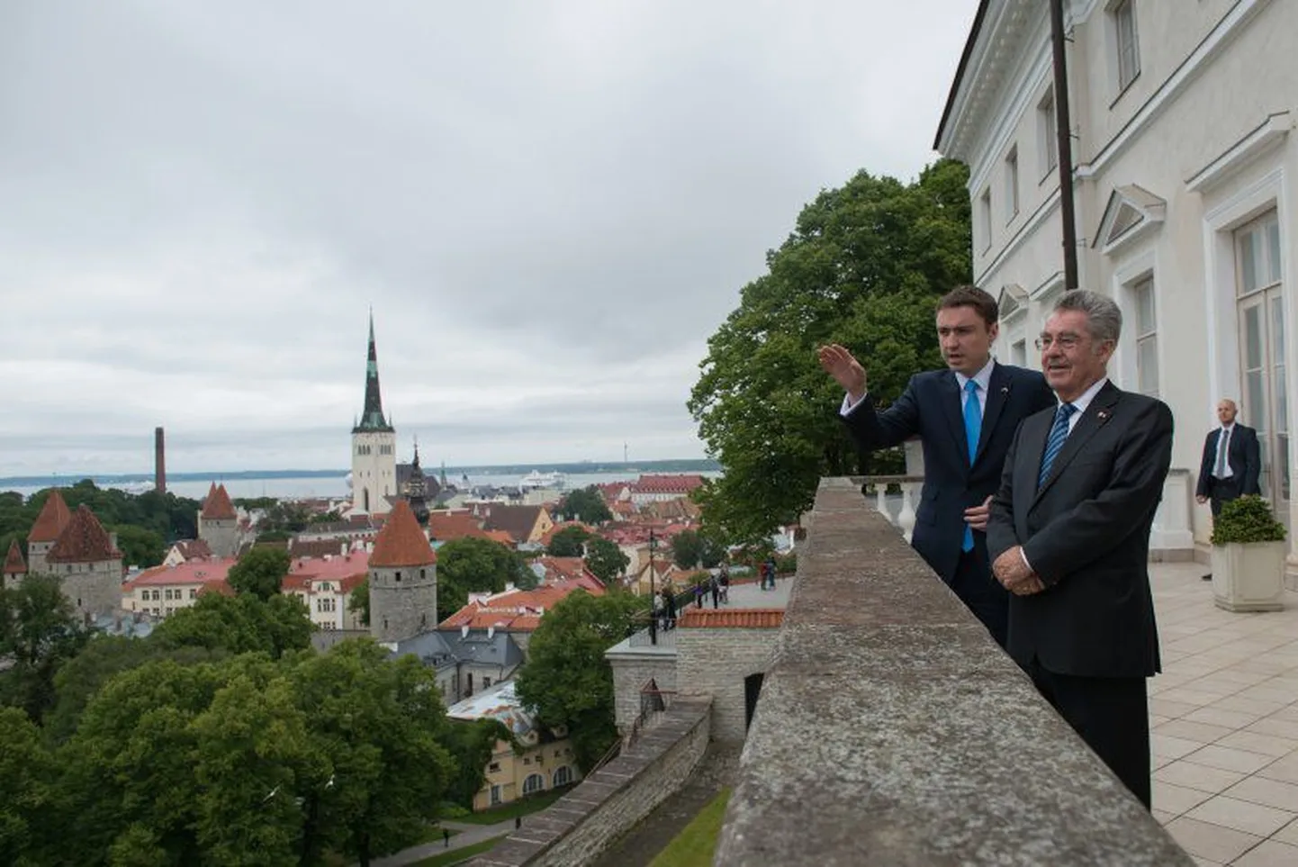 Eesti peaminister Taavi Rõivas ja Austria president Heinz Fischer.