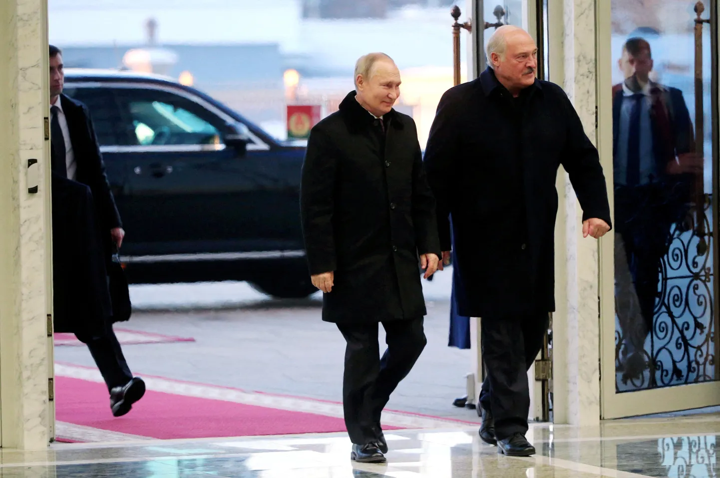 Владимир Путин и Александр Лукашенко