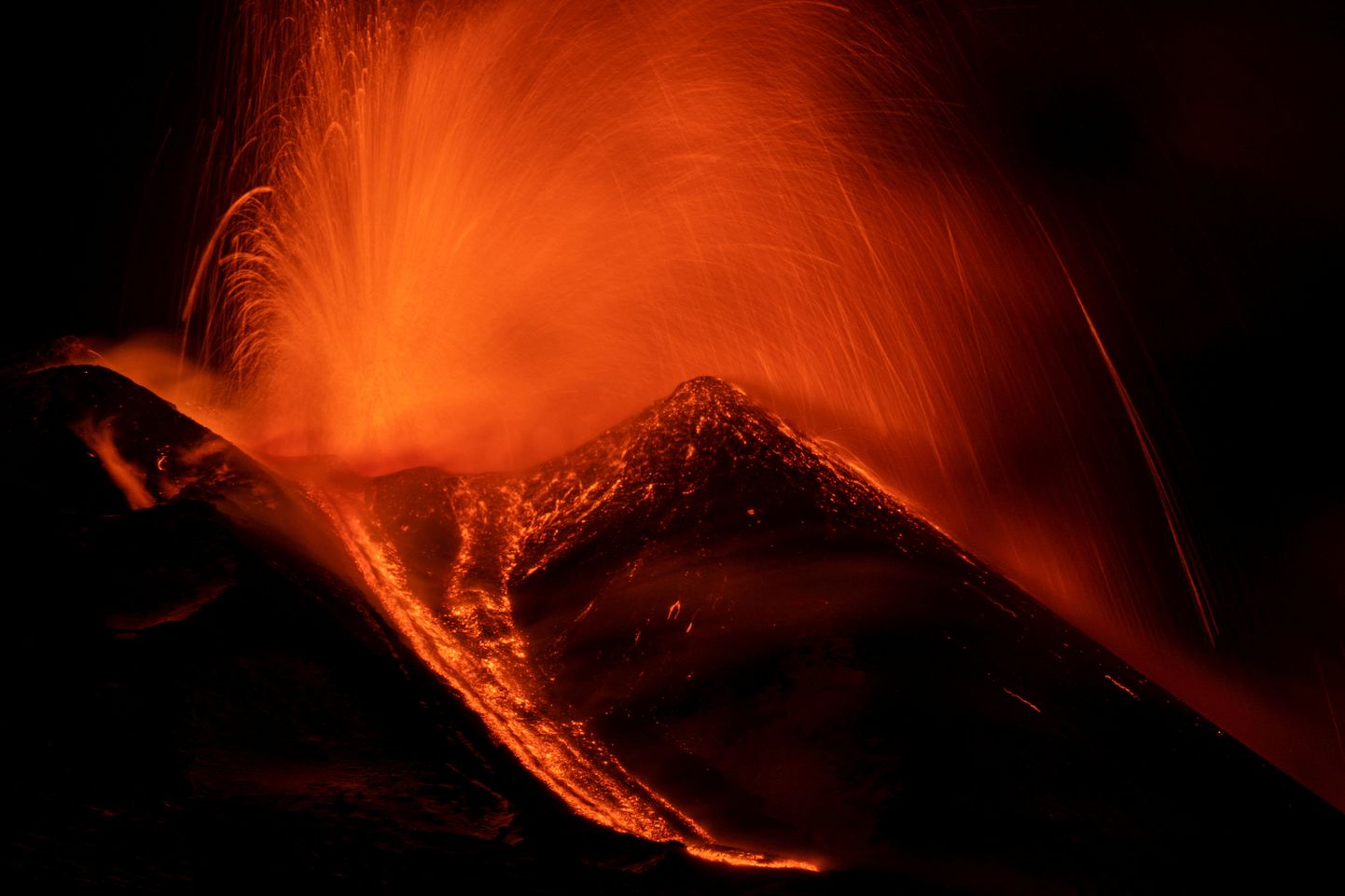 Etna vulkaan 1. detsembril 2023.