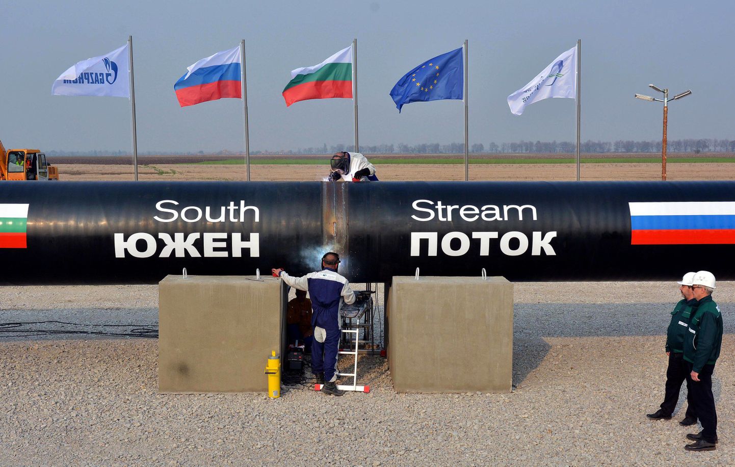 Строительство газопровода «Южный поток» было приостановлено 1 декабря после визита президента России Владимира Путина в Анкару.
