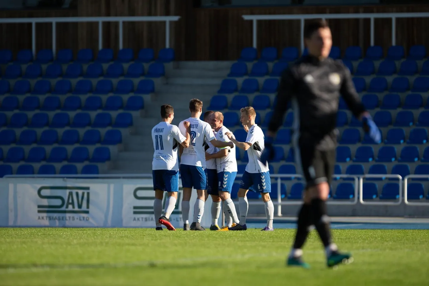 Vitaliy Kudryki garderoobivärav aitas Pärnu jalgpalliklubi meeskonnal Tartu Tammeka U21 tiimi vastu teenida viigipunkti. Arhiivifoto.