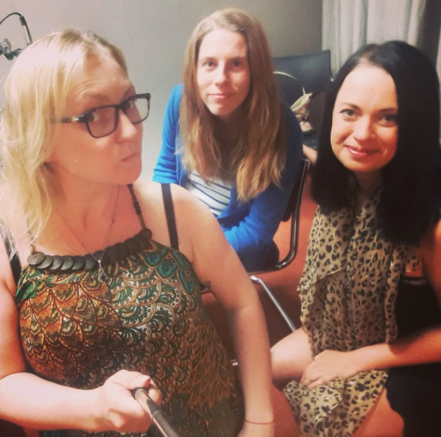 Dagmar Lamp, Liis Konovalov ja Heidi Ruul stuudios