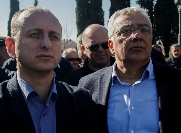 Andrija Mandić (paremal) ja Milan Knežević.