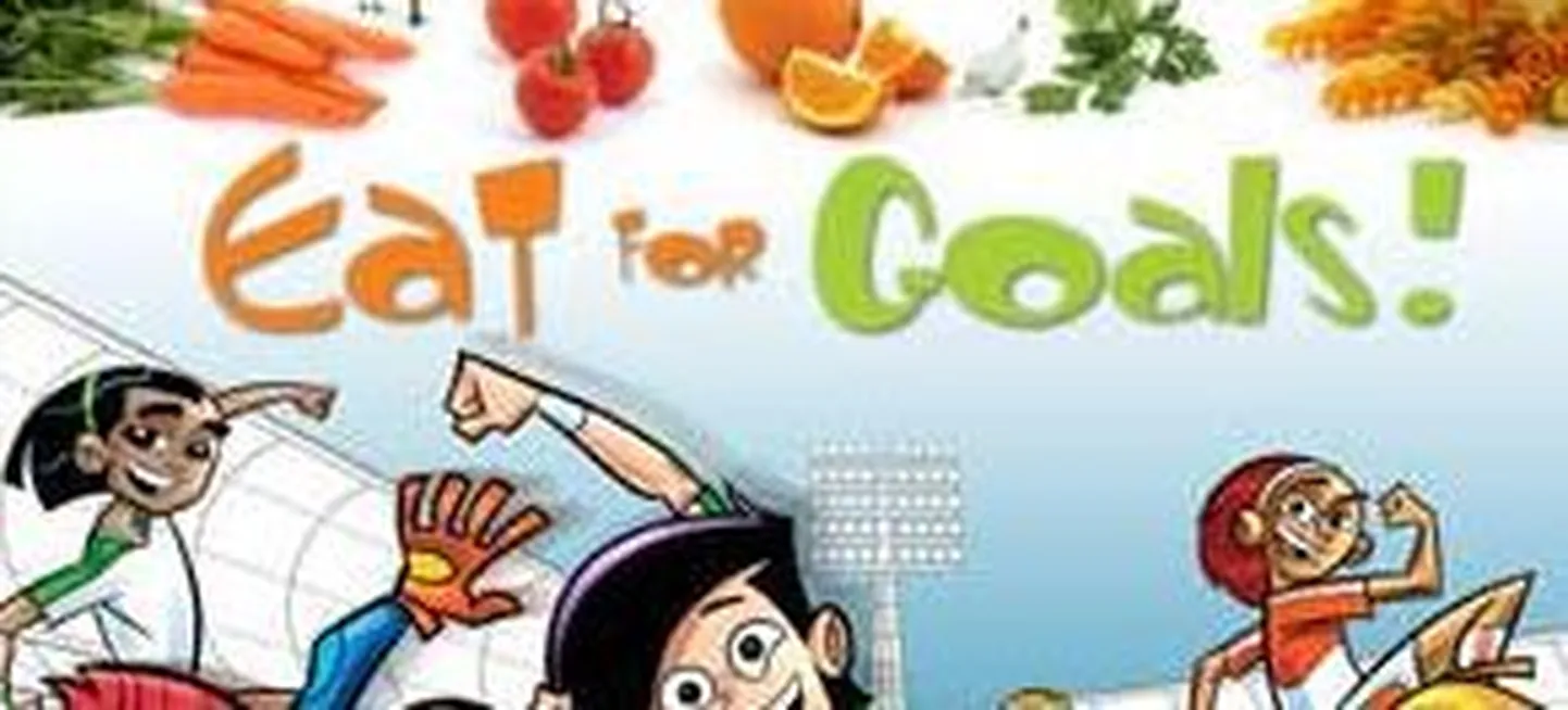 Lastele suunatud kokaraamat «Eat for Goals!»
