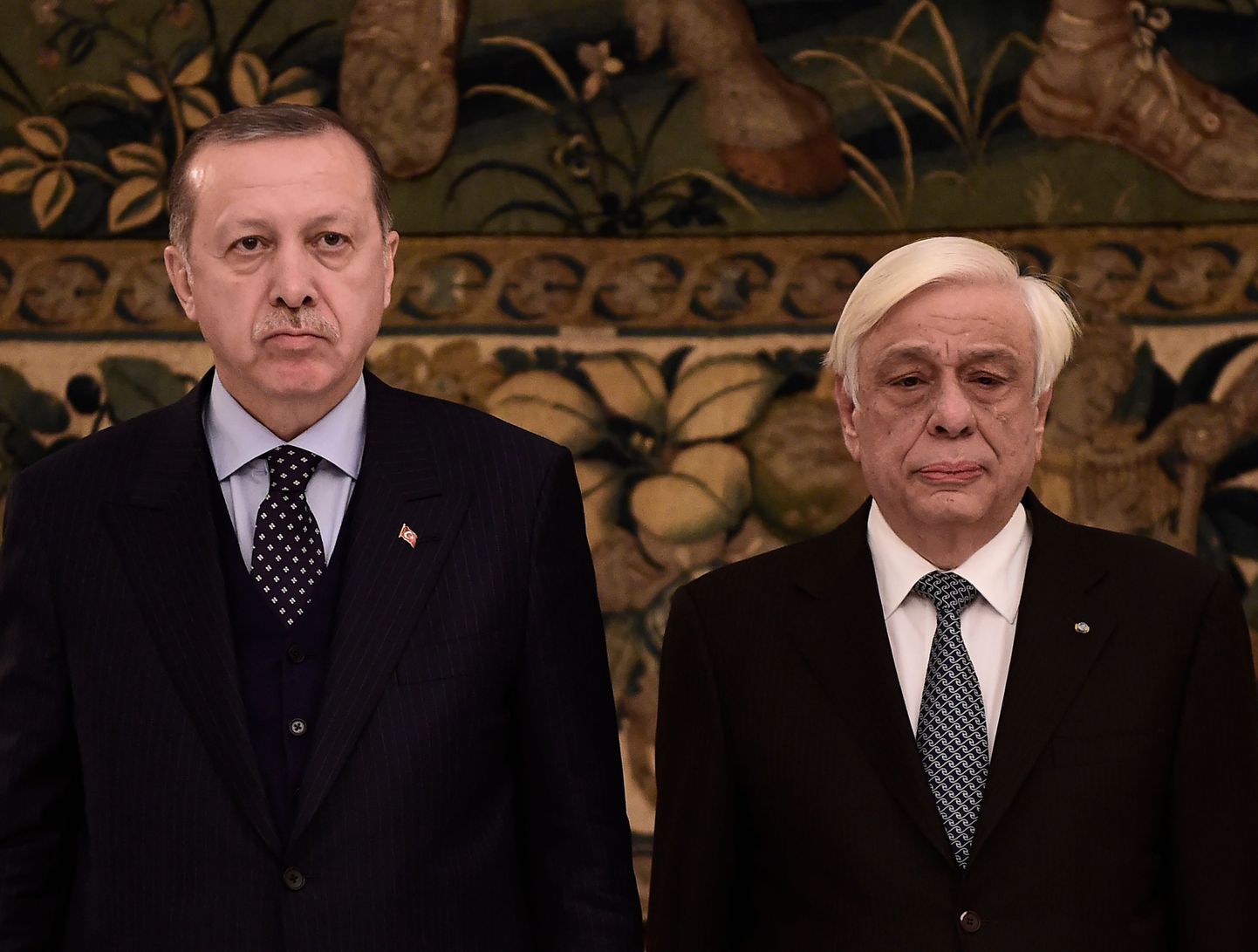 Kreeka president Prokopis Pavlopoulos Türgi presidendi Recep Tayyip Erdoğaniga.