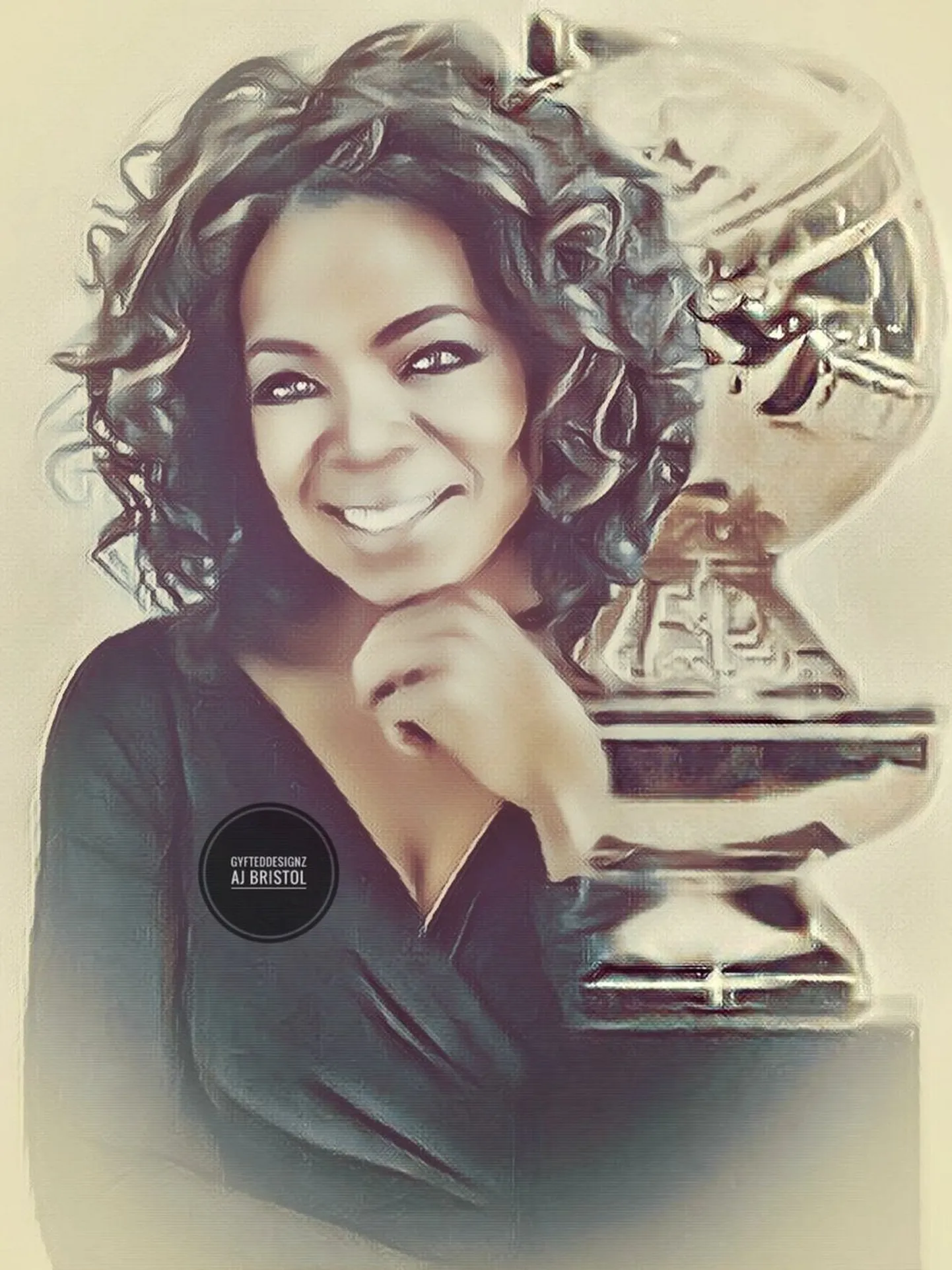 Oprah Winfrey Twitteris avaldatud pilt.