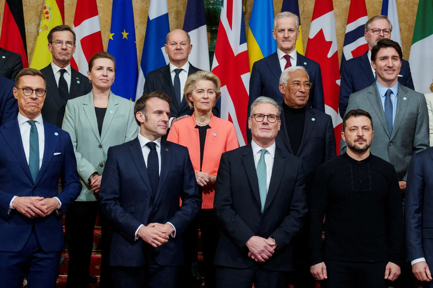 Euroopa ja Kanada liidrid Londoni kohtumisel.