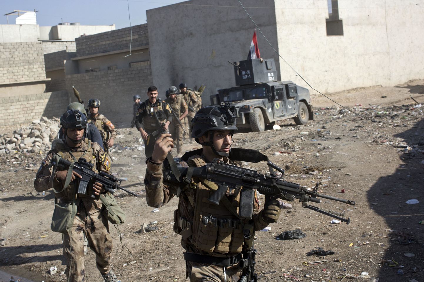 Iraagi eriüksuslased Mosuli lähistel