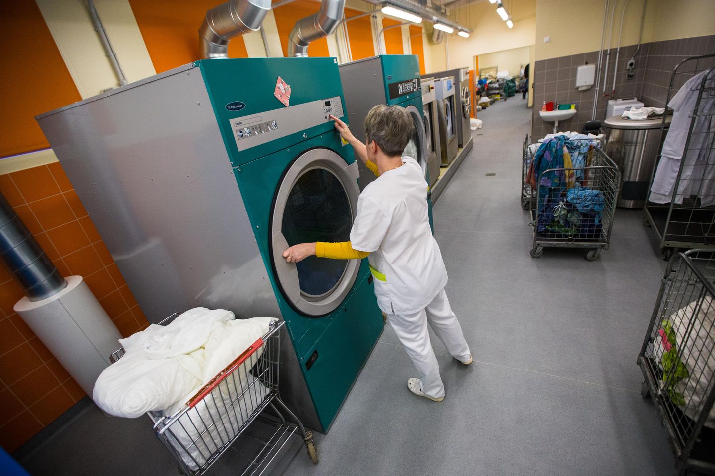 Lõppenud voorus taotletakse toetust näiteks pesumaja seadmete soetamiseks. Pilt on illustratiivne.
