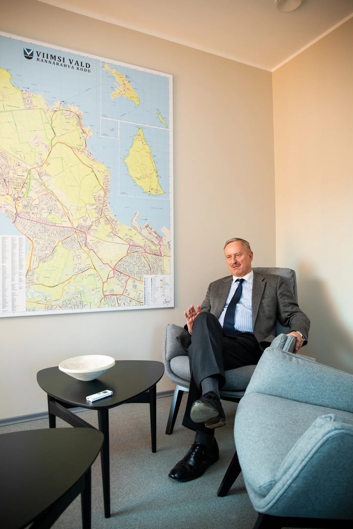 Eesti Panga esimene president, praegune riigikogu aseesimees Siim Kallas.