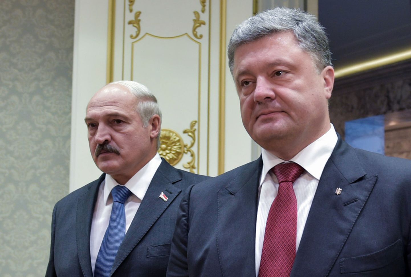 Александр Лукашенко и Петр Порошенко.