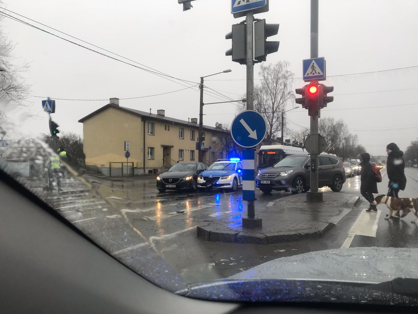 Авария на бульваре Сыпрузе.