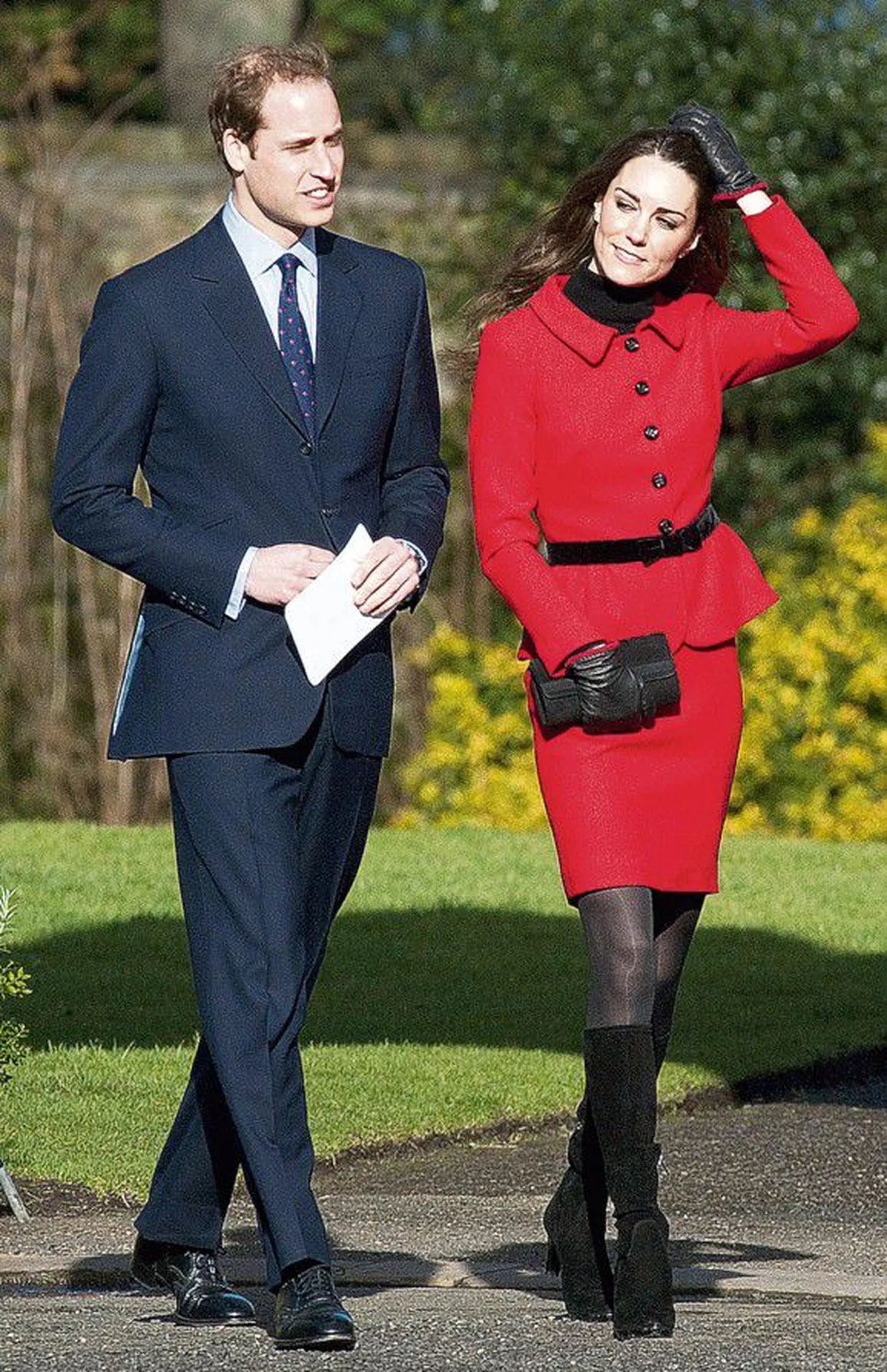 Kaunis noorpaar: Suurbritannia prints William ja tema kihlatu Kate Middleton visiidil Šotimaale.