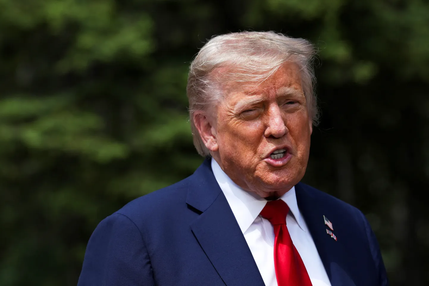 USA president Donald Trump Kananaskis.