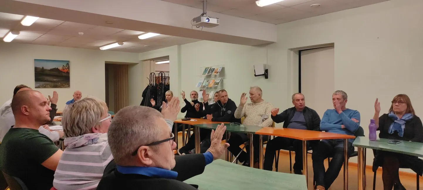 Väike-Maarja vallavolikogu istung 27. oktoobril.