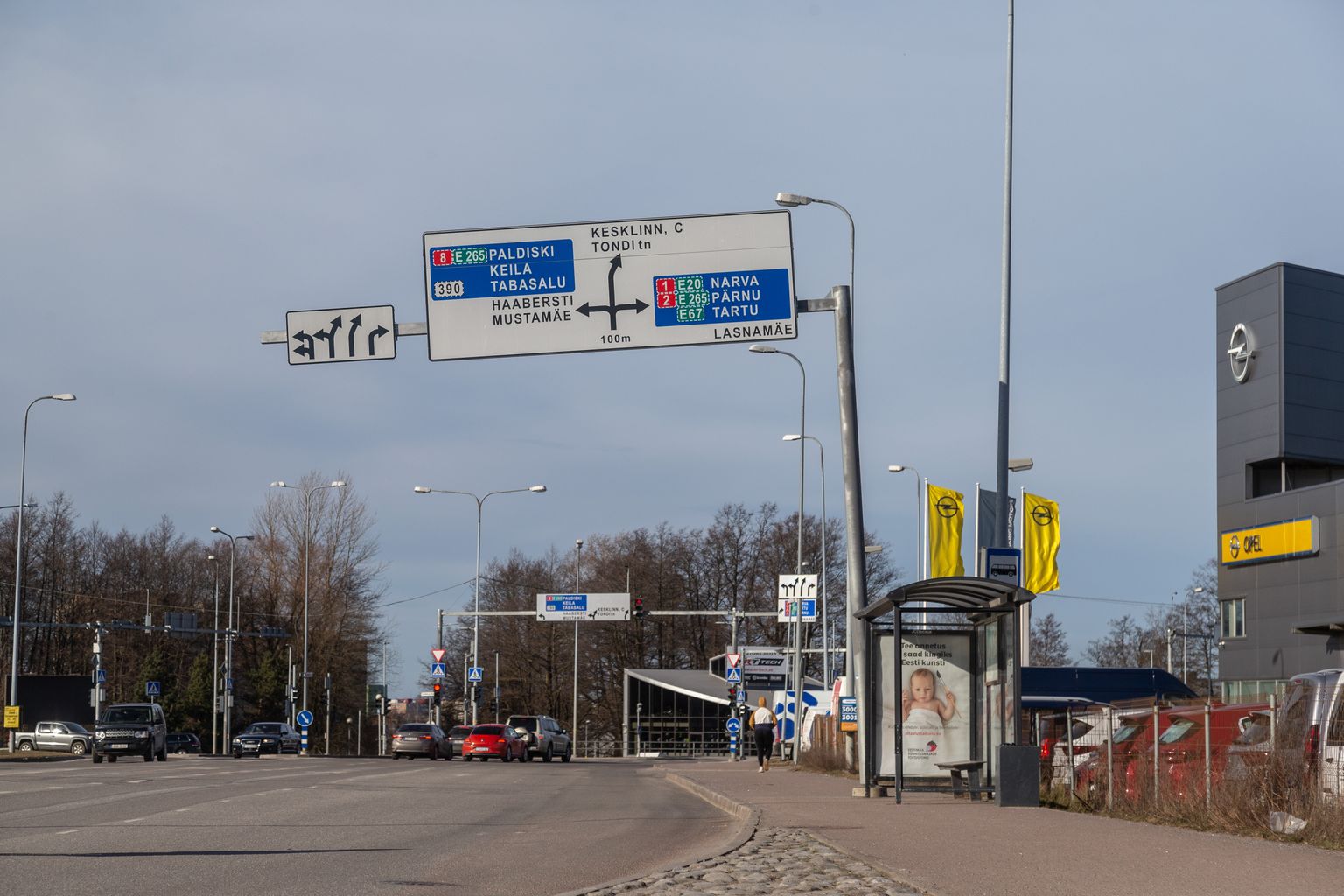 Liiklusmärk Rahumäe teel, 24.03.2020