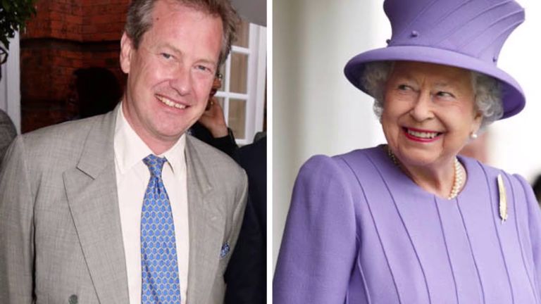 Lord Ivar Mountbatten ja kuninganna Elizabeth II
