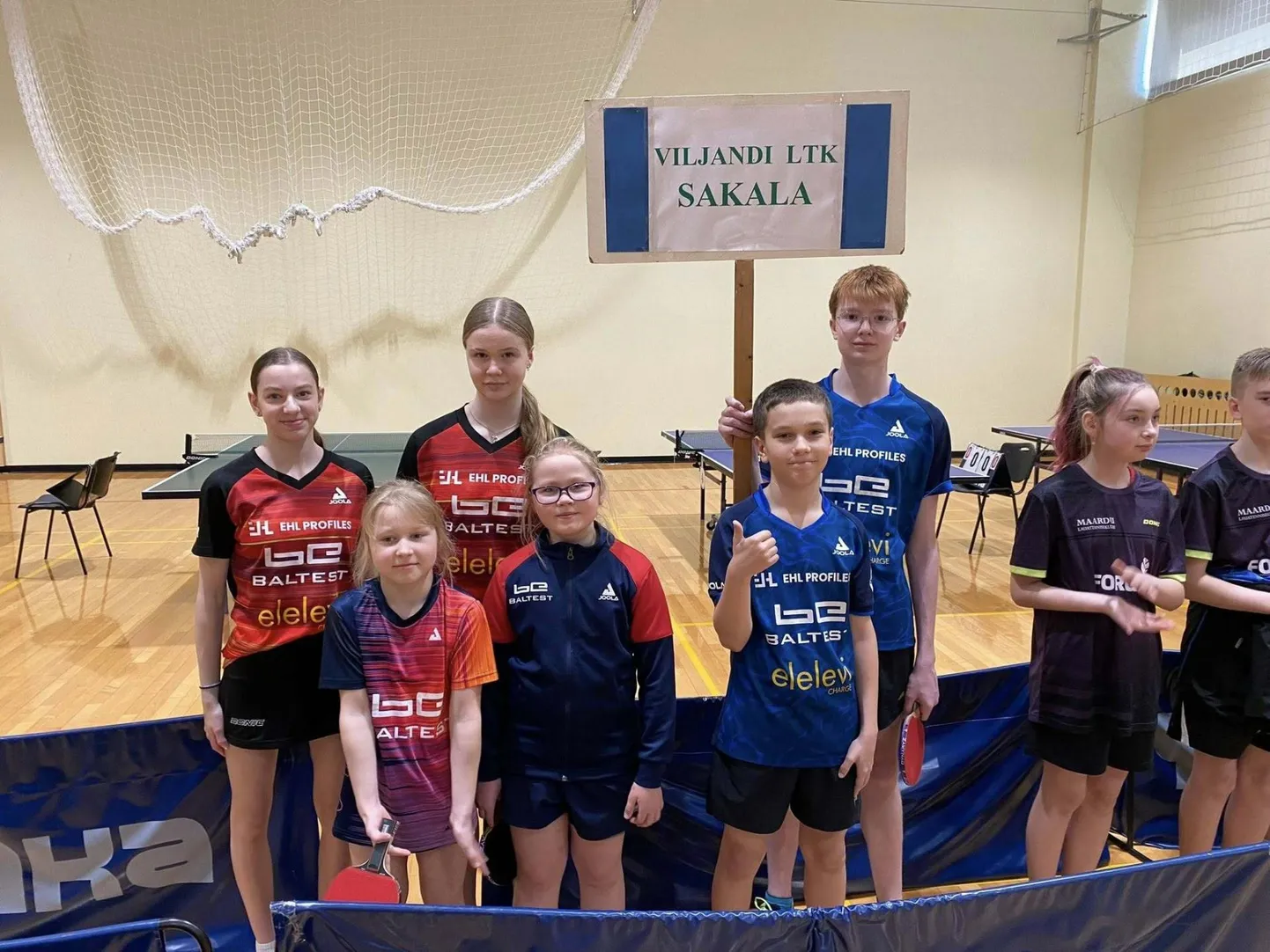 Viljandi spordikooli esindus, kes võistles laste grand prix' hooajal.