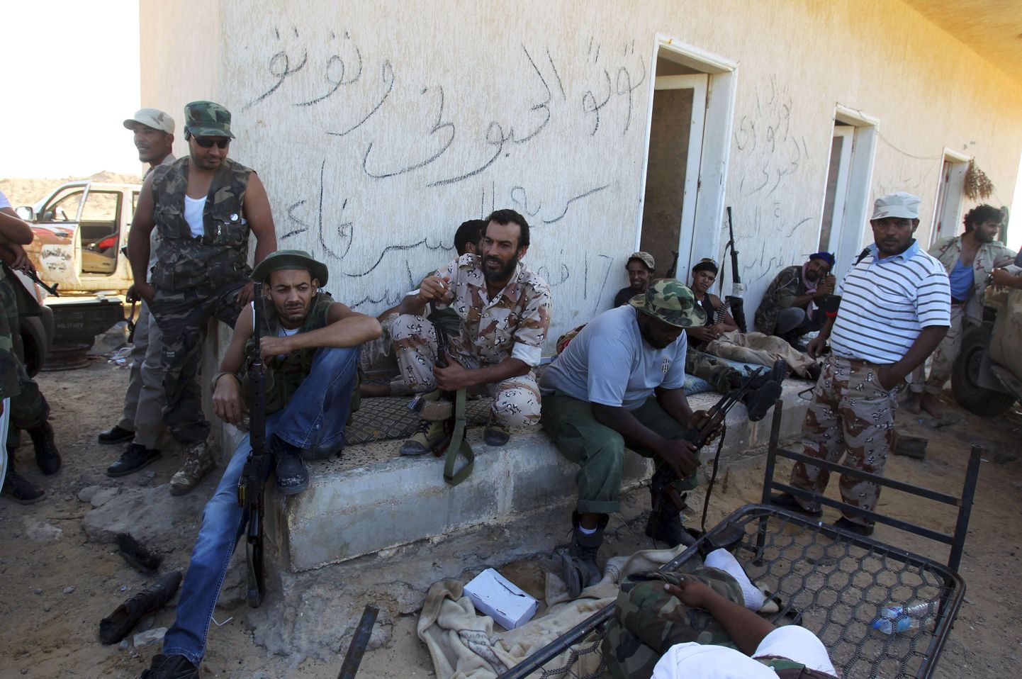 Liibüa ajutise valitsuse sõdurid Sultanas