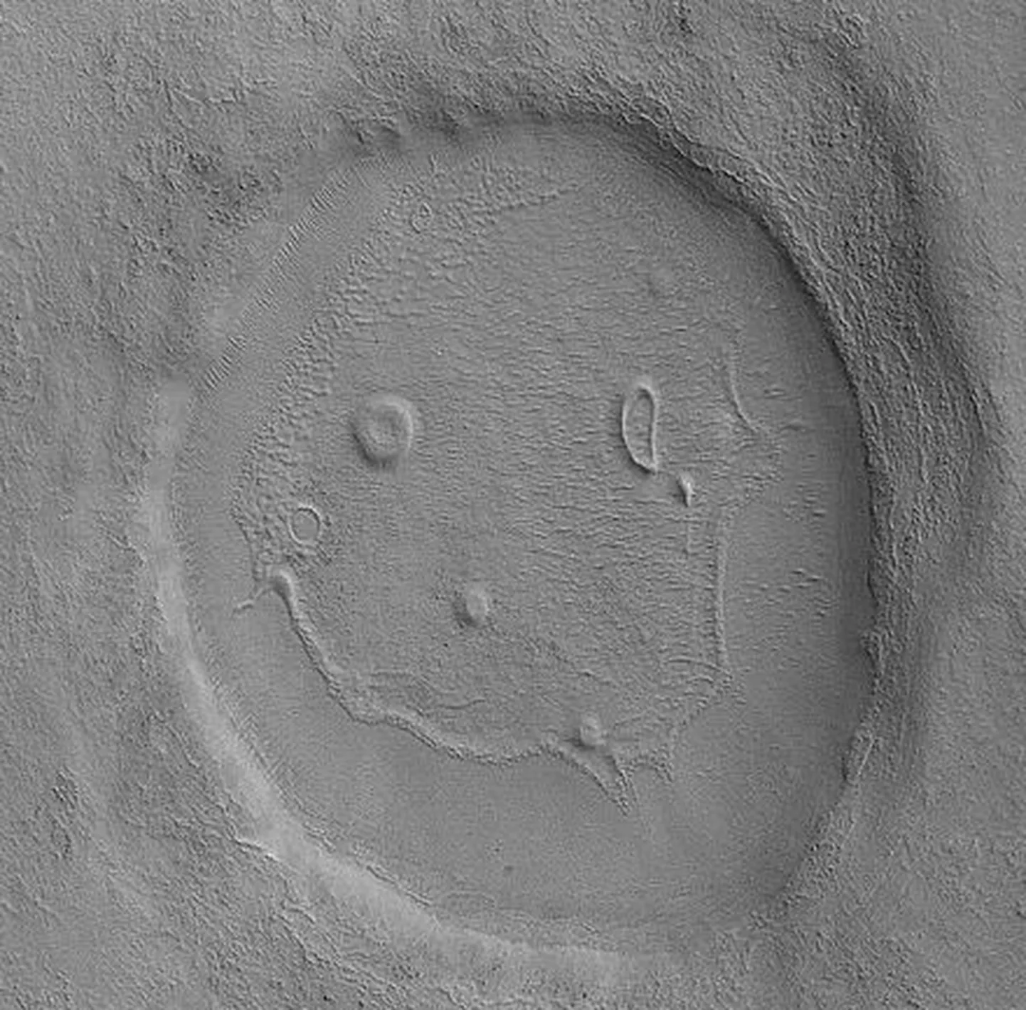 Marsilt leitud «naerunägu»