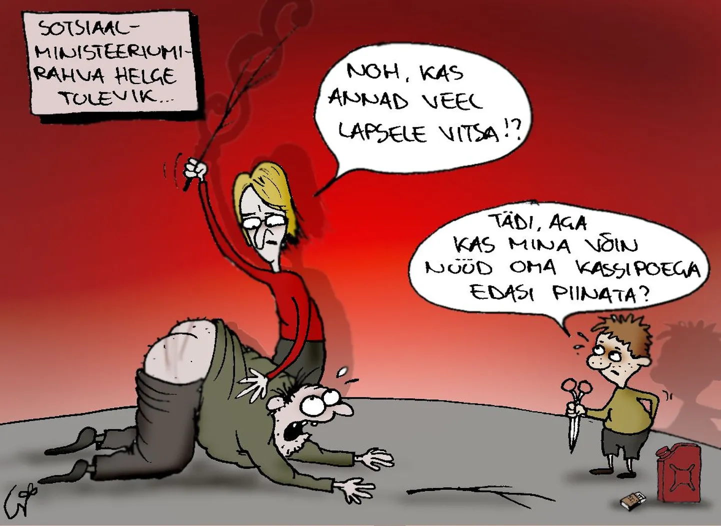 Anda vitsa või mitte anda?