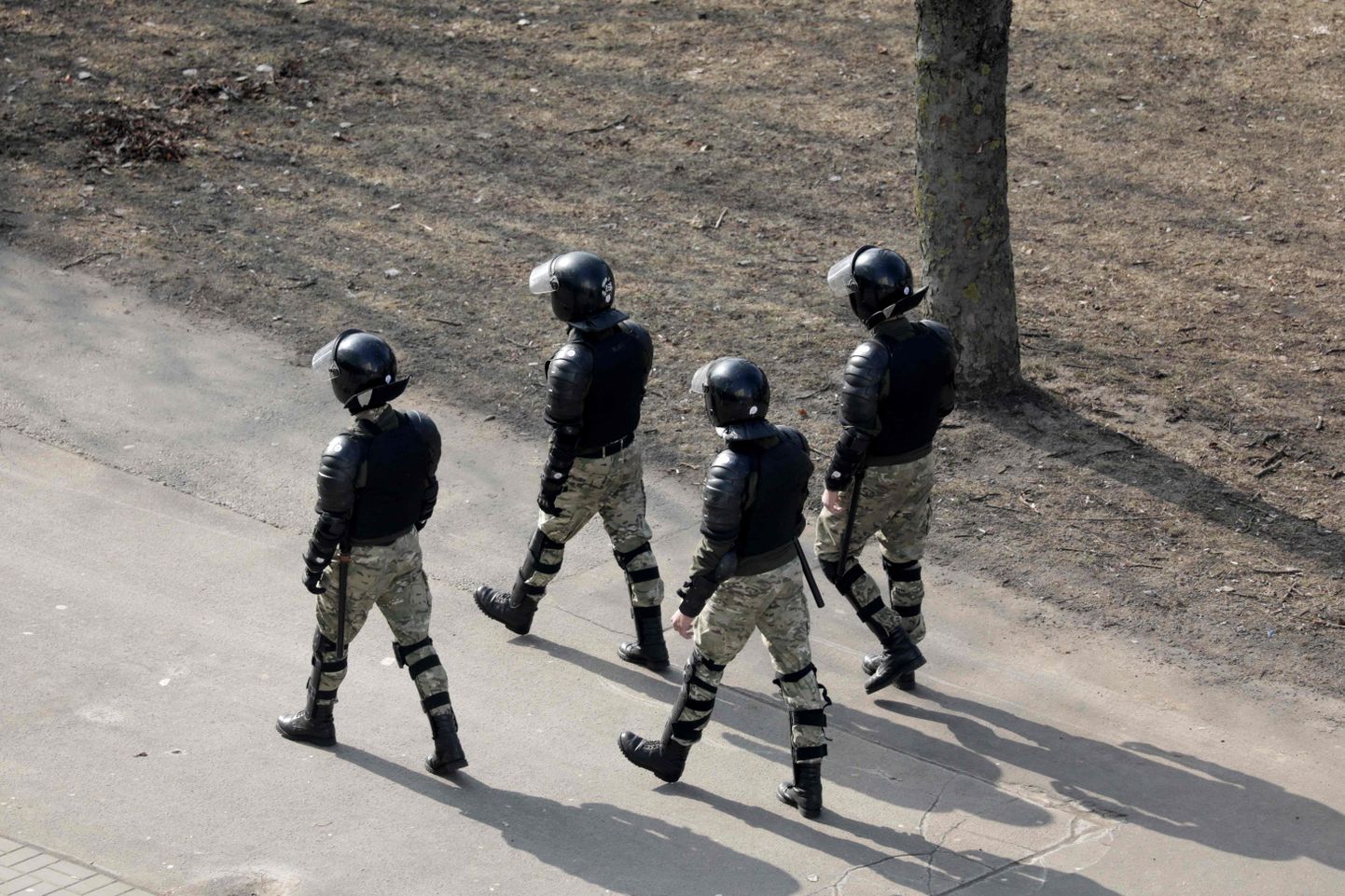 Белорусские полицейские.