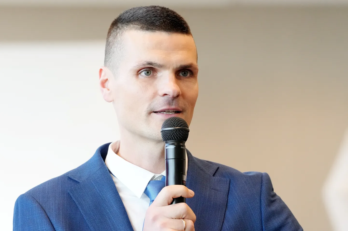 Latvijas basketbola līgu direktors Salvis Mētra