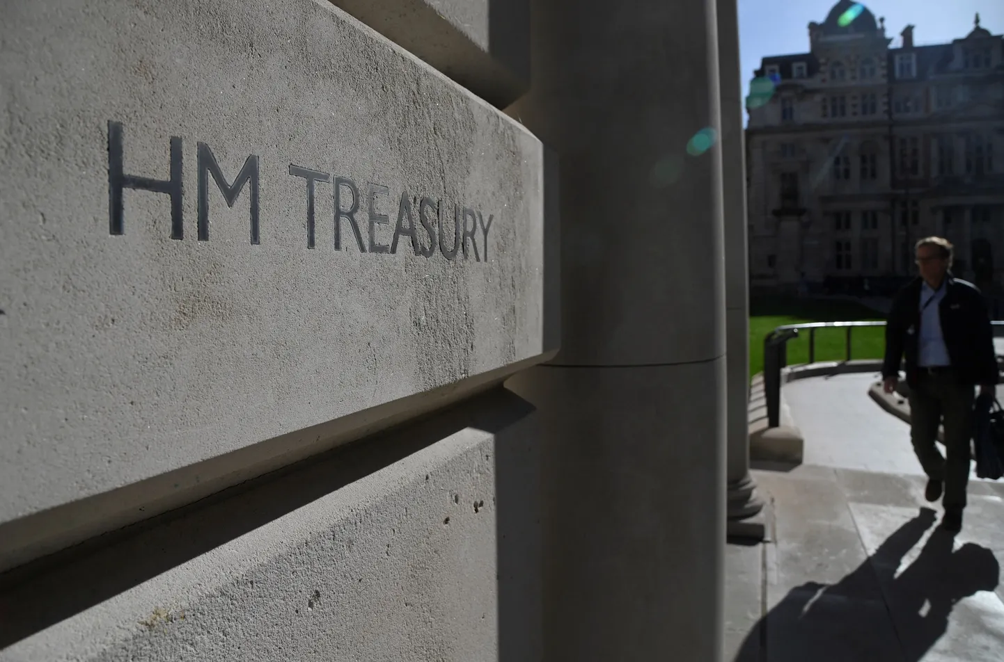 Briti rahandusministeeriumi hoone Londonis. Foto on illustratiivne.