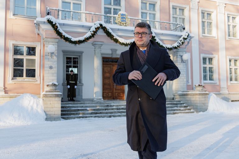Глава «Отечества» Урмас Рейнсалу побывал в президентском дворце во вторник, 5 декабря.