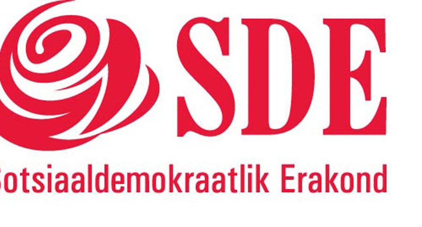 Логотип Социал-демократической партии Эстонии. Иллюстративное фото.