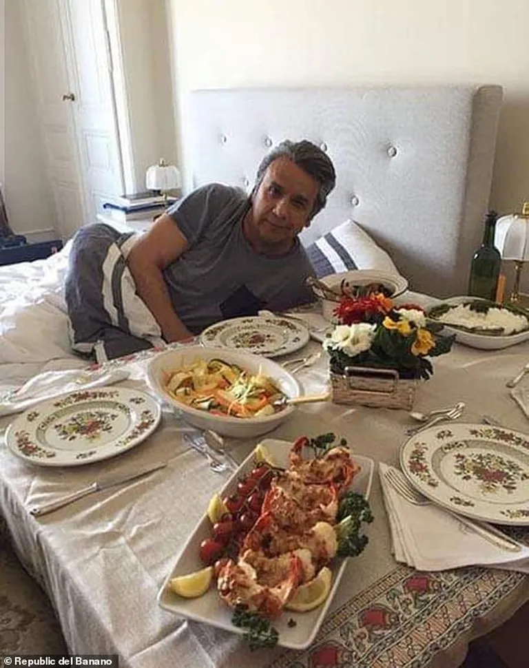 Ecuadori president Lenín Moreno puhkusel